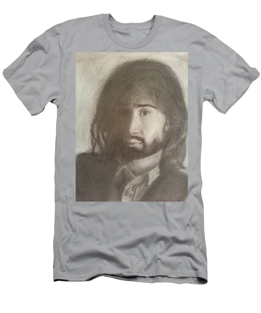 Danny T-Shirt featuring the drawing Danny by Amelie Simmons