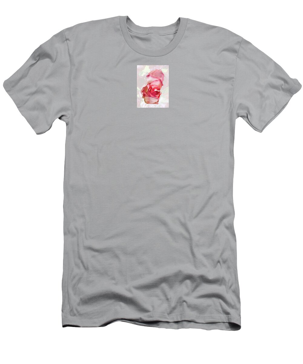 Coeur T-Shirt featuring the digital art Yes Valentine Gift M1 by Johannes Murat