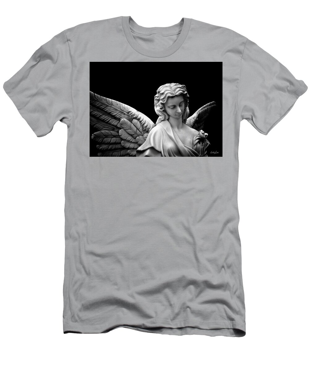 Angel T-Shirt featuring the photograph Dark Angel by Nathan Little