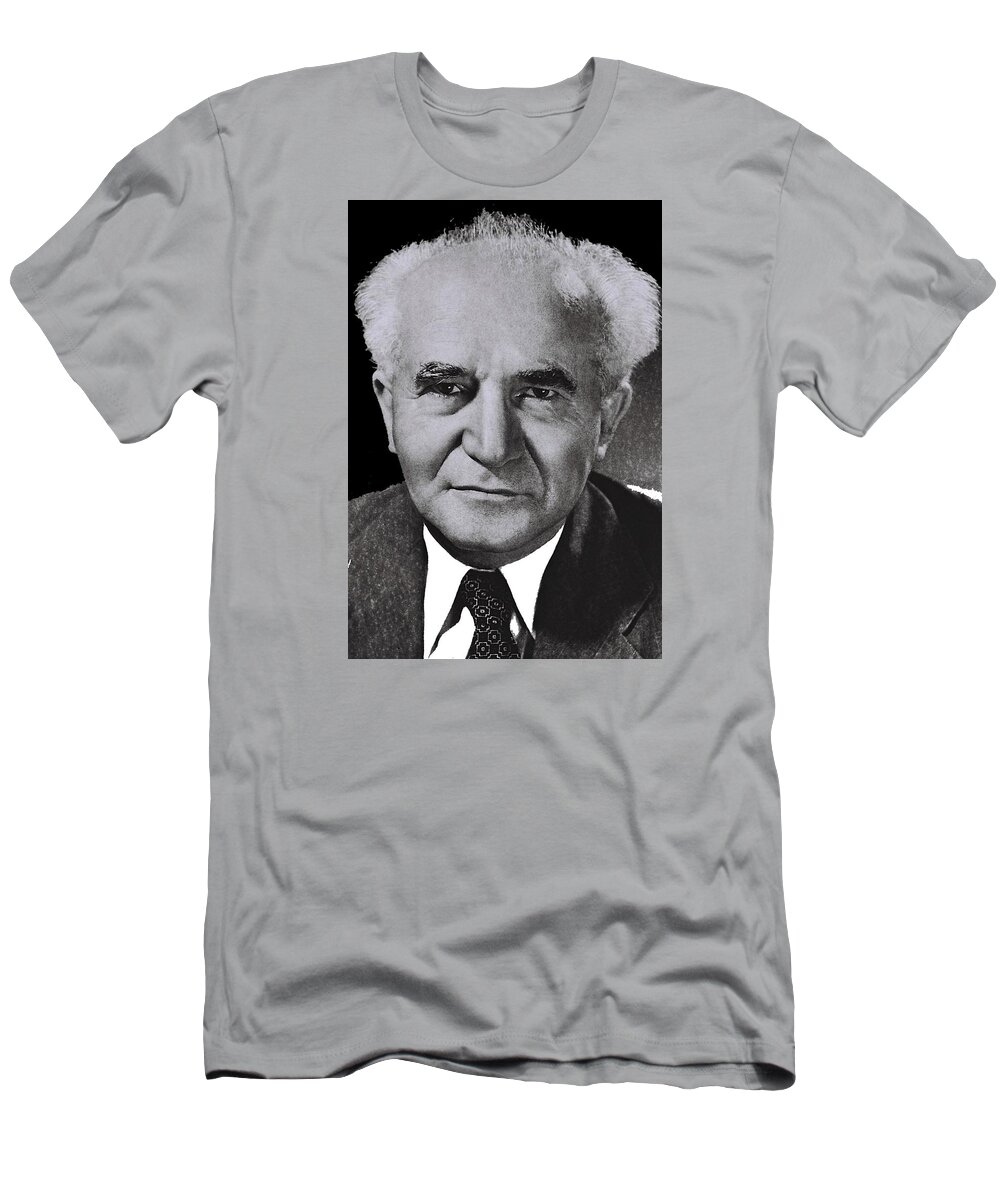 David Ben-gurion 1949 T-Shirt featuring the photograph David Ben-Gurion 1949-2015 by David Lee Guss