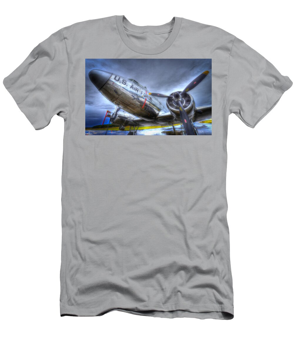 Dc-3 T-Shirt featuring the photograph Dc-3 by Phil And Karen Rispin