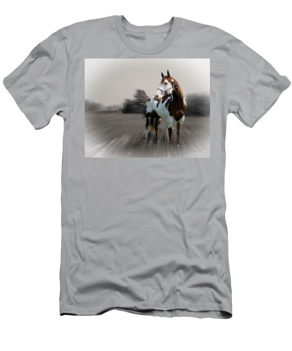 Dealer T-Shirt featuring the photograph Dealer Posing In A Dream by Mick Anderson