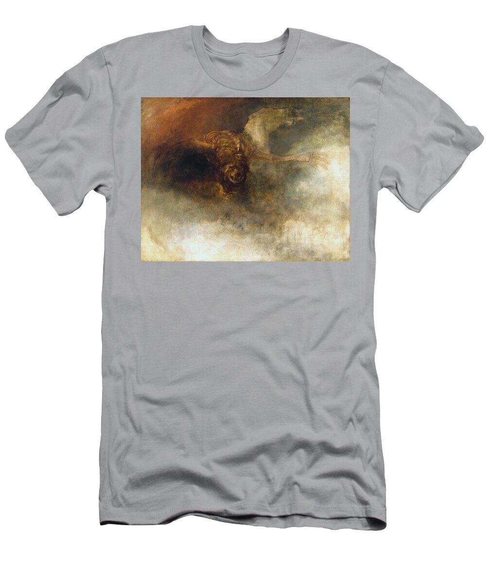 Joseph Mallord William Turner 1775�1851  Death On A Pale Horse T-Shirt featuring the painting Death on a Pale Horse by Joseph Mallord William
