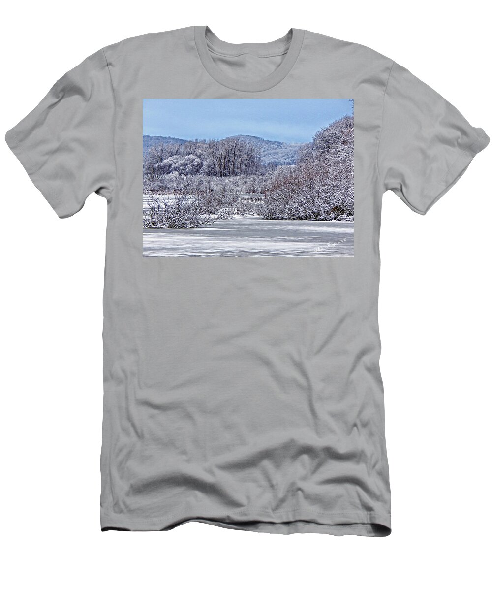 Winter T-Shirt featuring the photograph Deep in the Swamp by Wild Thing