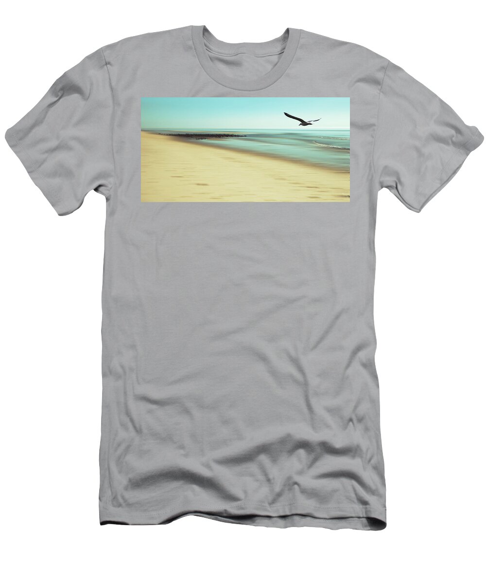 Seagull T-Shirt featuring the photograph Desire by Hannes Cmarits
