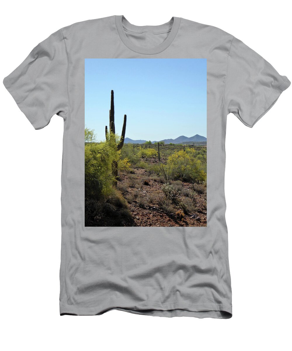 Arizona T-Shirt featuring the photograph Distant Hills by Gordon Beck