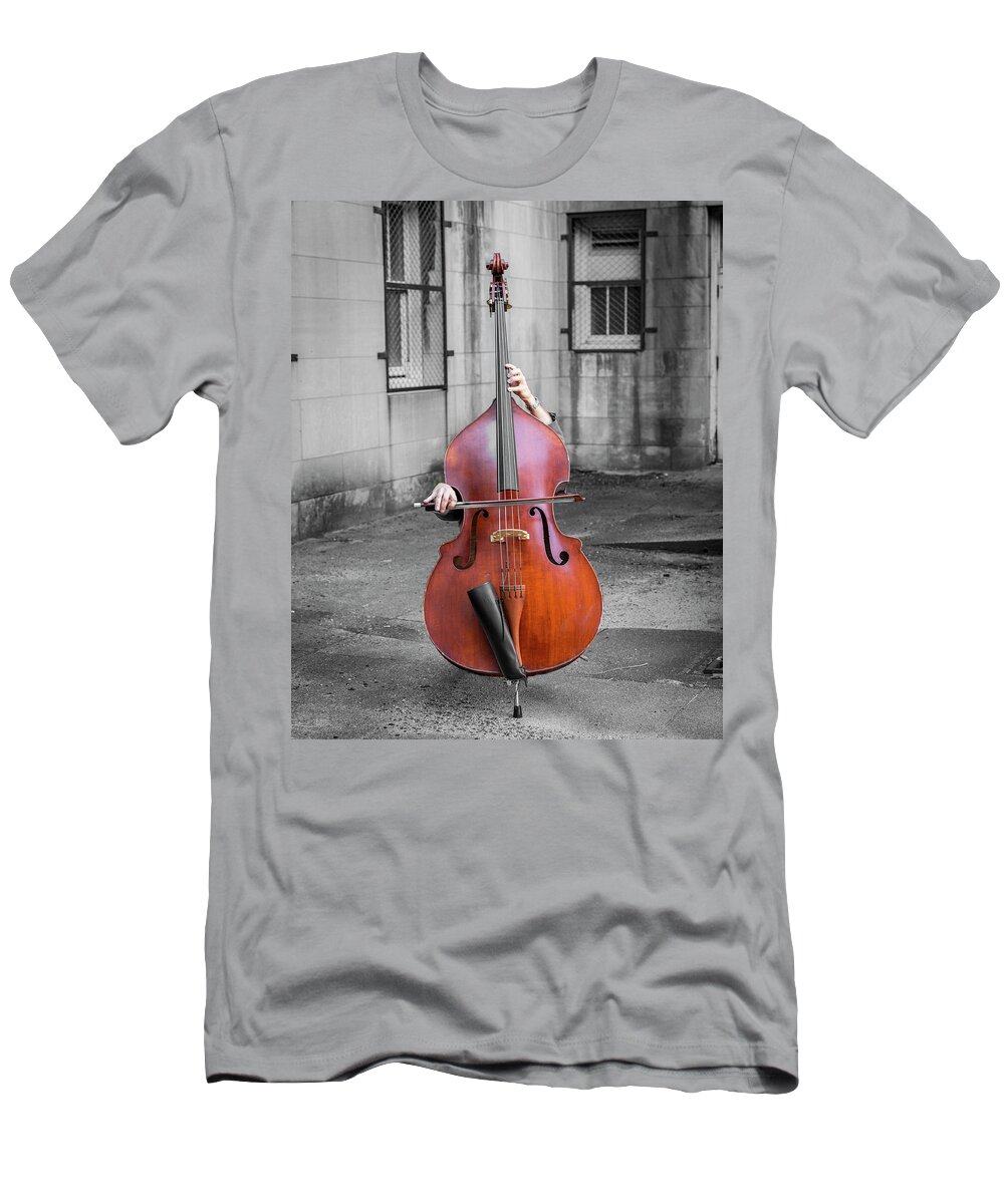 Double Bass T-Shirt featuring the photograph Double Bass by Glenn Woodell