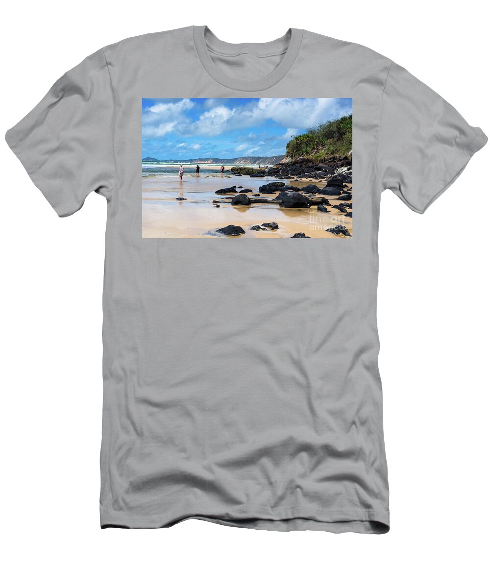 2017 T-Shirt featuring the photograph Double Island Point by Andrew Michael