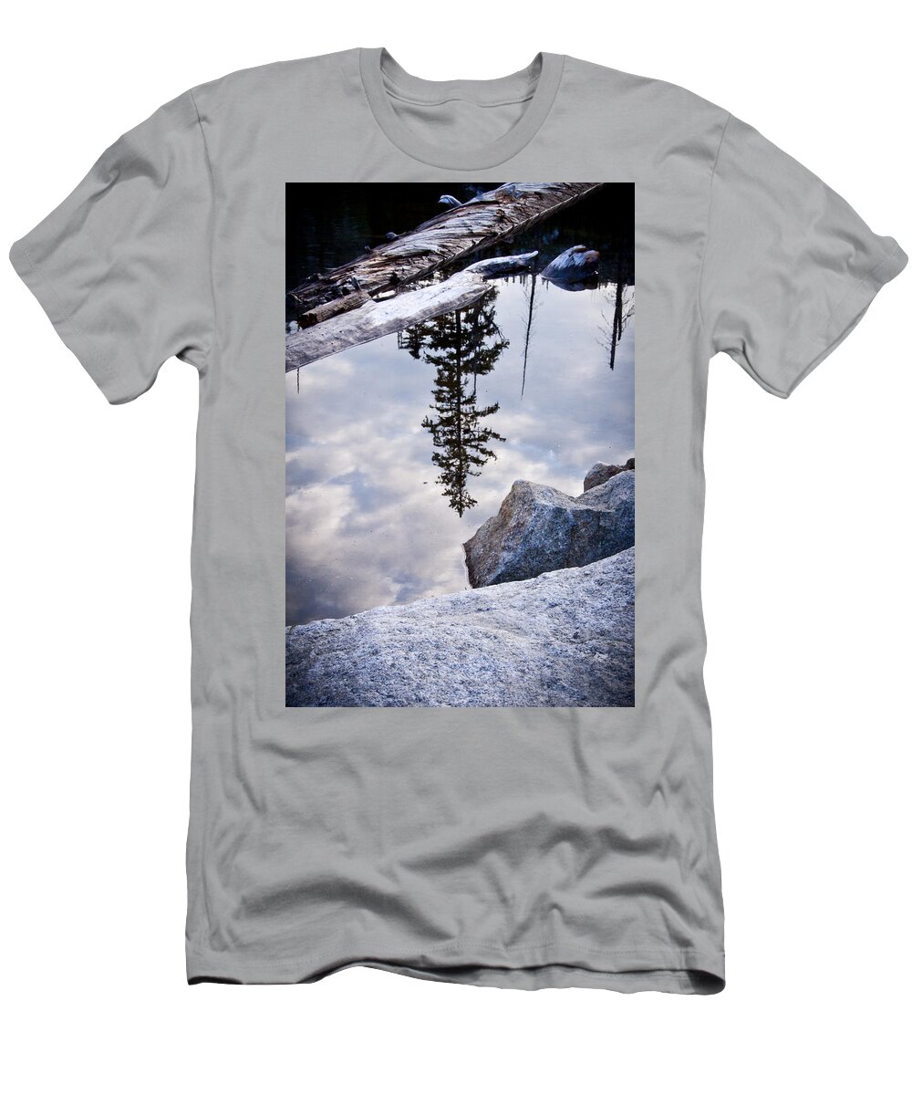 East Roman Nose Lake T-Shirt featuring the photograph Downside Up by Albert Seger