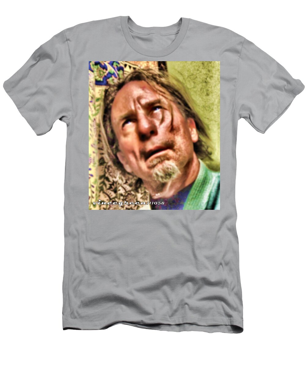Man T-Shirt featuring the digital art Ego As Tormentor by Vincent Green