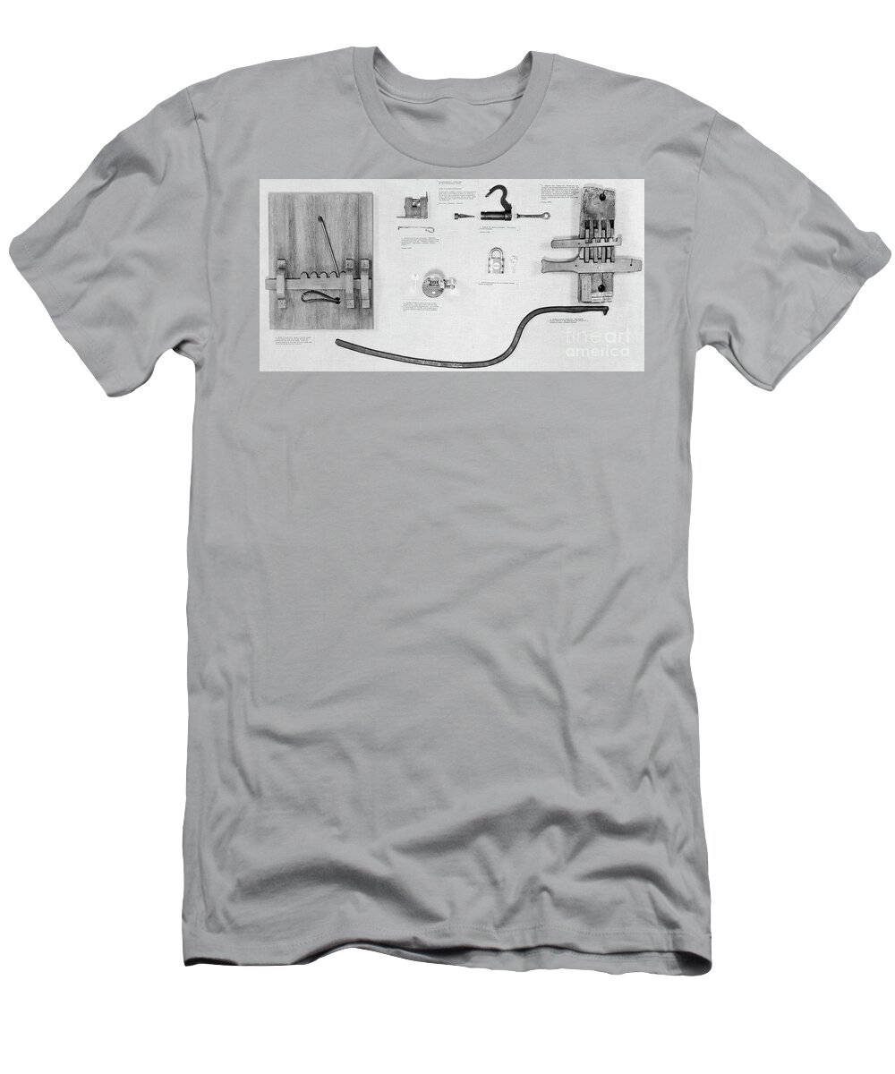 Ancient T-Shirt featuring the photograph Egyptian And Greek Locks. by Granger