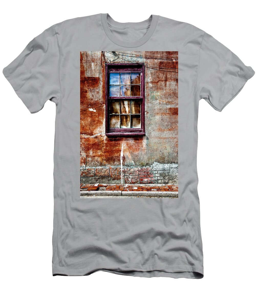 Window T-Shirt featuring the photograph Faded Over Time 2 by Christopher Holmes