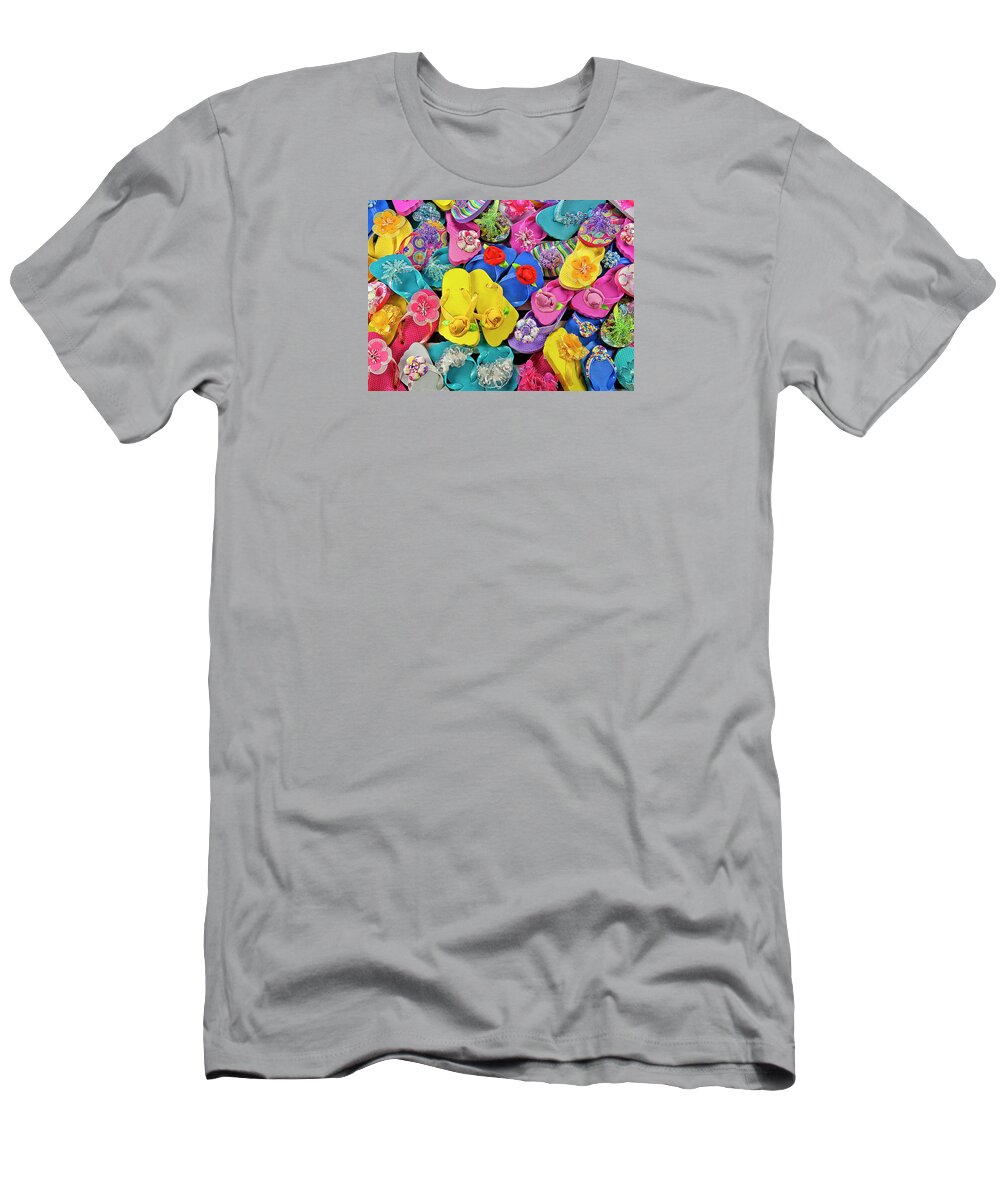 Jigsaw Puzzle T-Shirt featuring the photograph Fancy Feet by Carole Gordon
