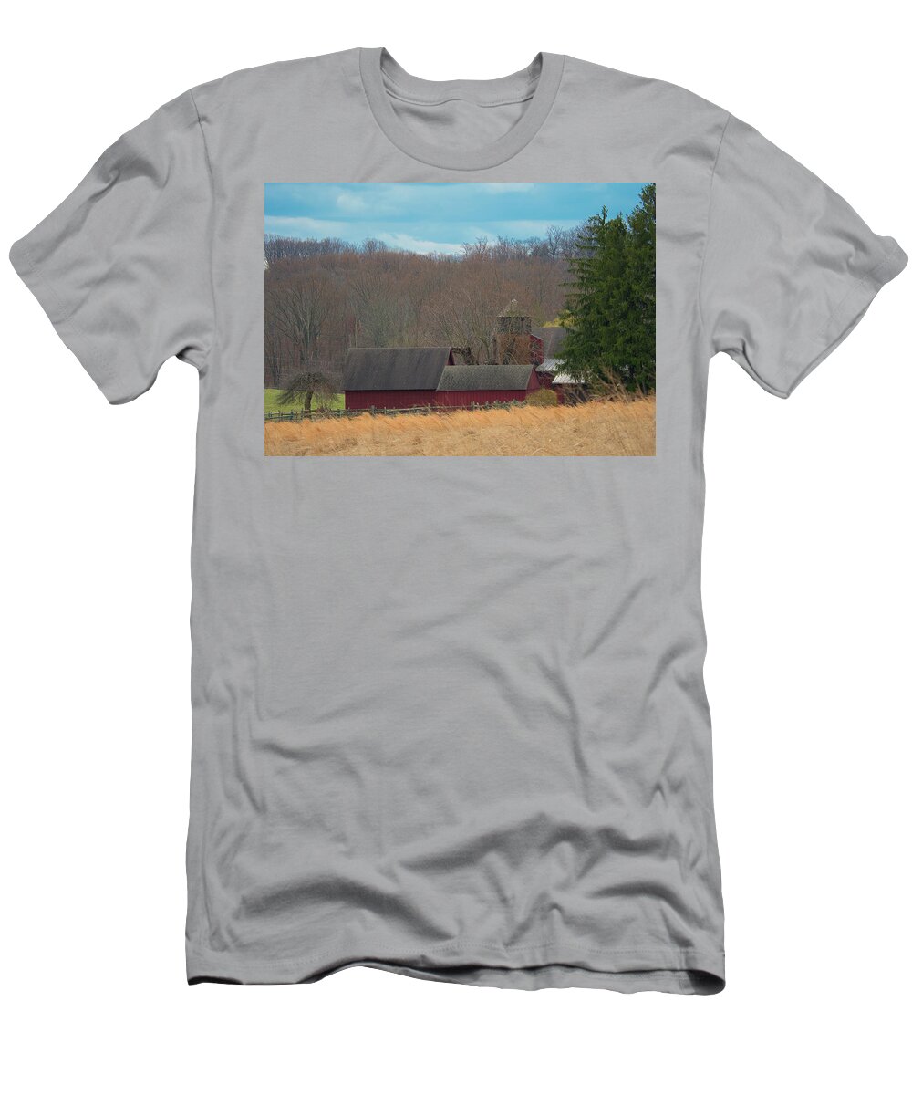 Landscape T-Shirt featuring the photograph Farmland by Paul Ross