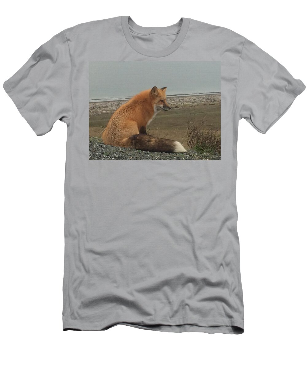 Pacific Ocean T-Shirt featuring the photograph Ferdinand Fox by Celeste Stancliff