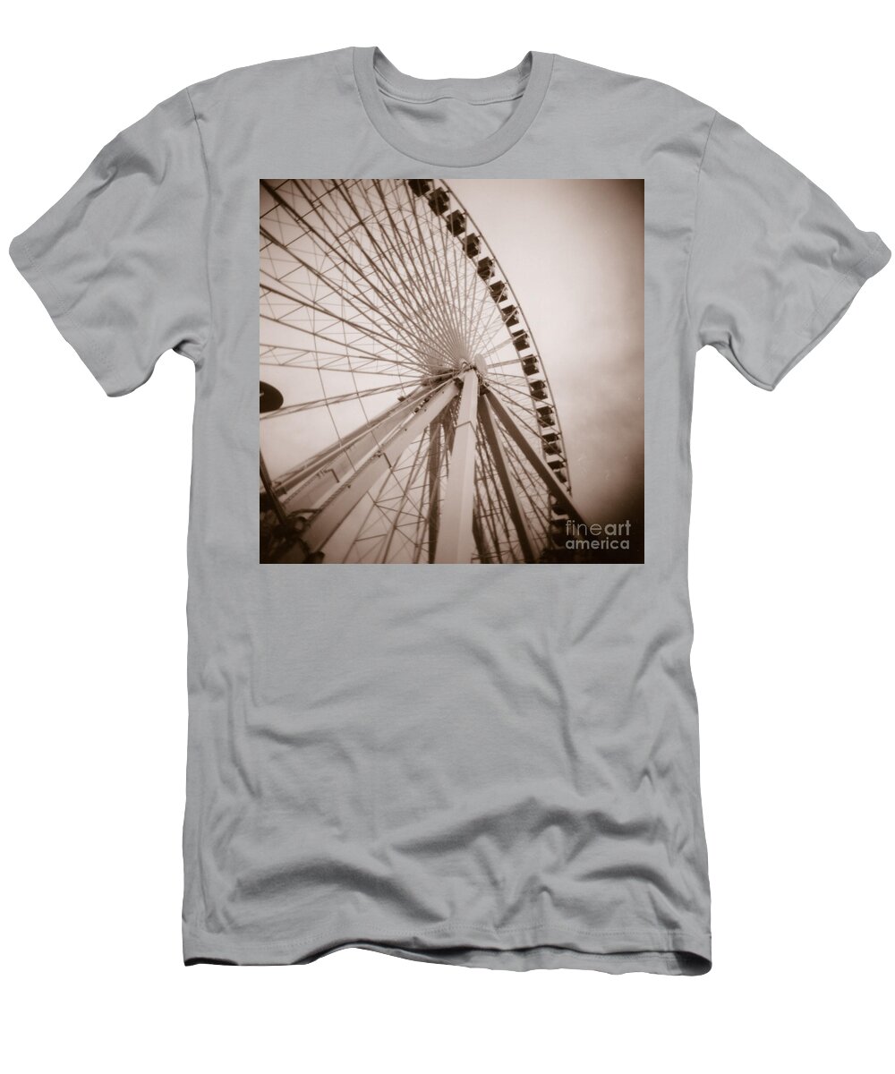 Fine Art Photography T-Shirt featuring the photograph Ferris Wheel by Crystal Nederman