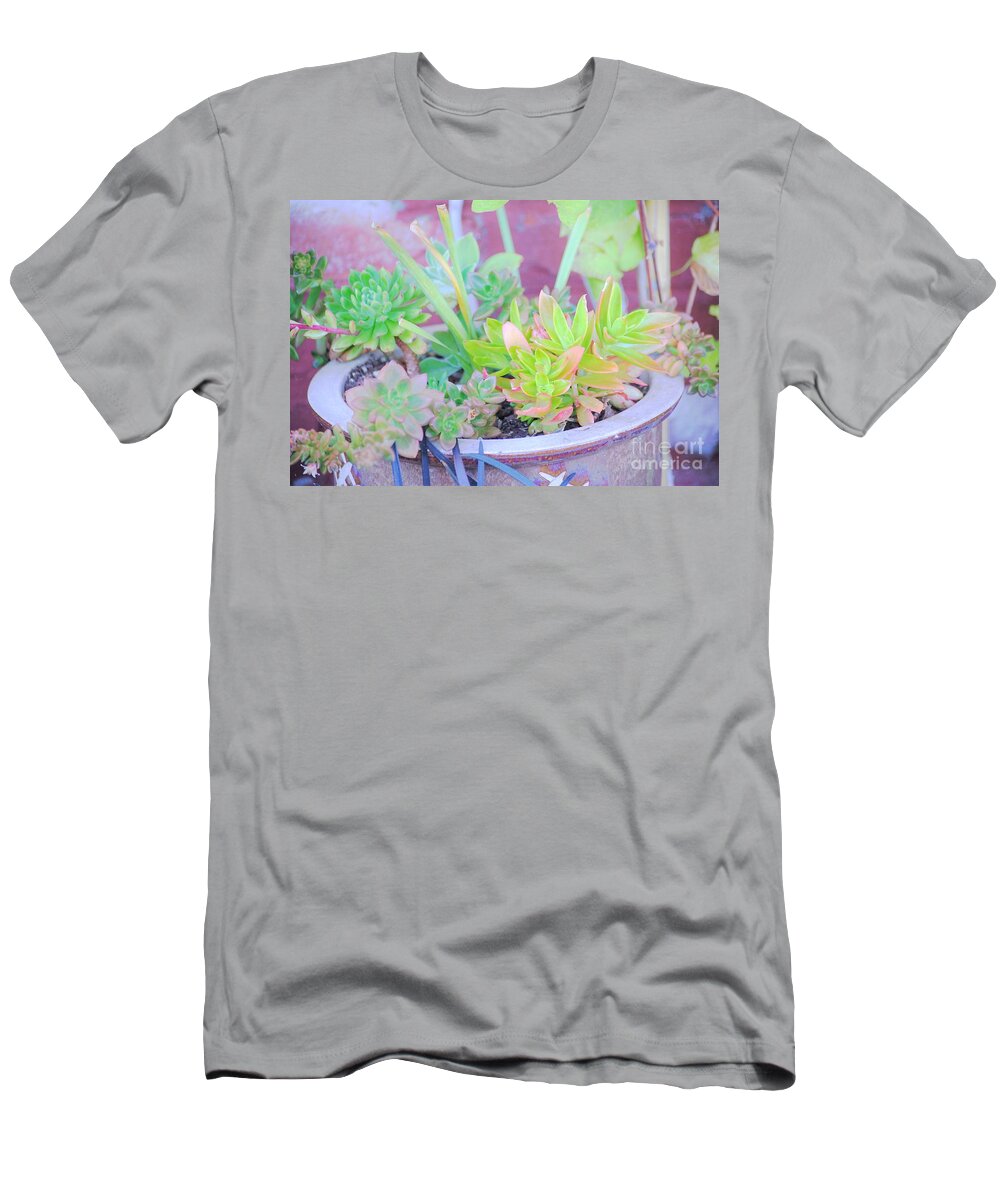 Pot T-Shirt featuring the photograph Filled with Color by Merle Grenz