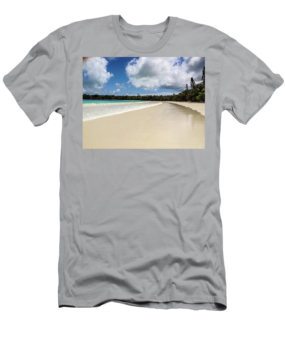 Water T-Shirt featuring the photograph First footprints by Dorothy Darden