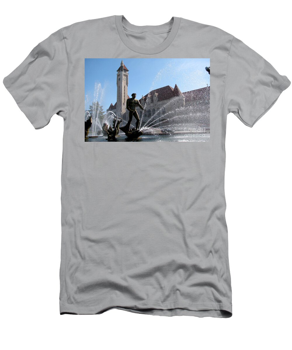 American T-Shirt featuring the photograph Fish Ride Landscape by Alan Look