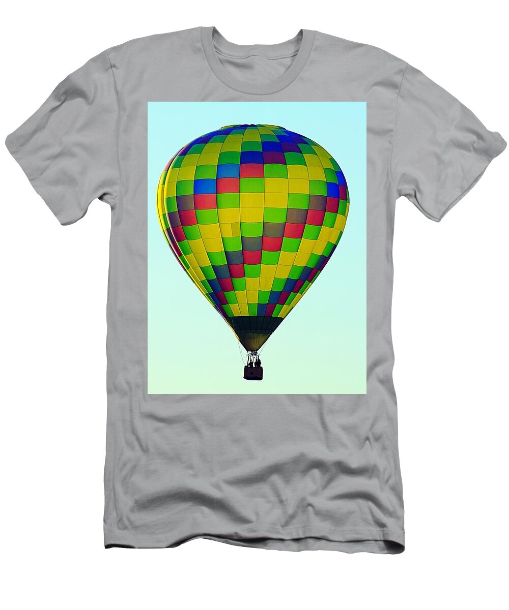 Hot Air Balloon T-Shirt featuring the photograph Flight by Steve Warnstaff
