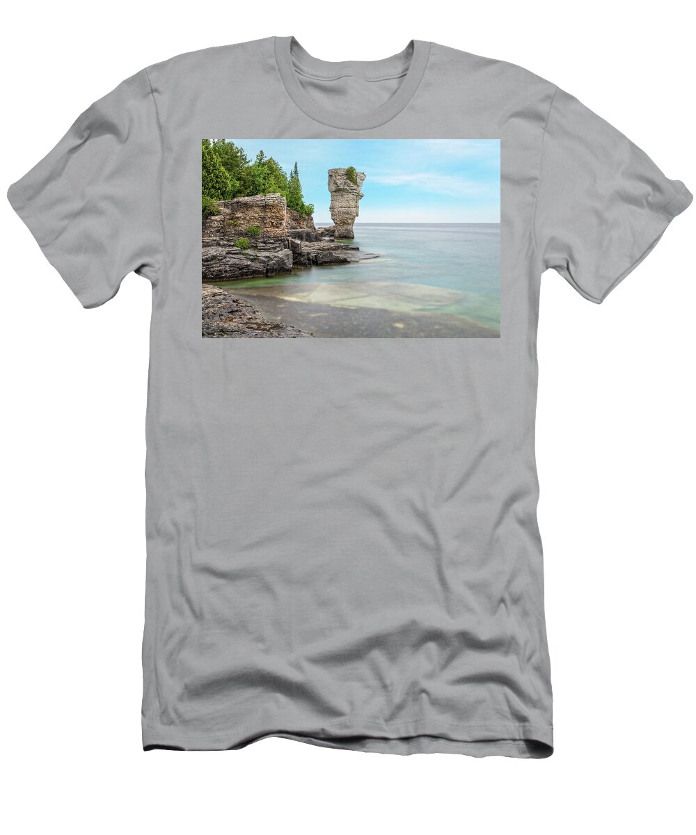Flowerpot Island T-Shirt featuring the photograph Flowerpot Island - Canada by Joana Kruse