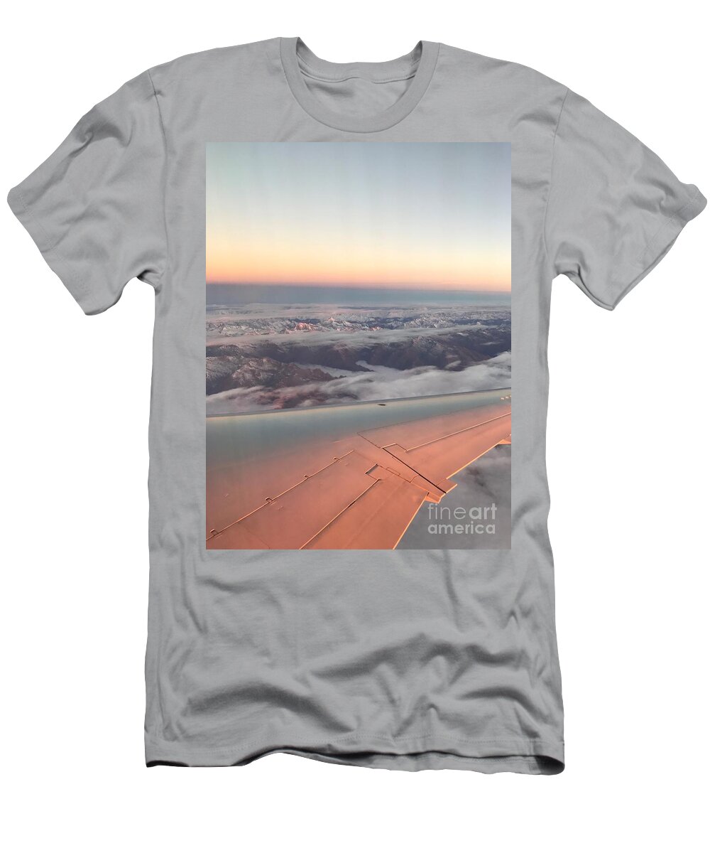 Plane T-Shirt featuring the photograph Fly Away by Tiziana Maniezzo