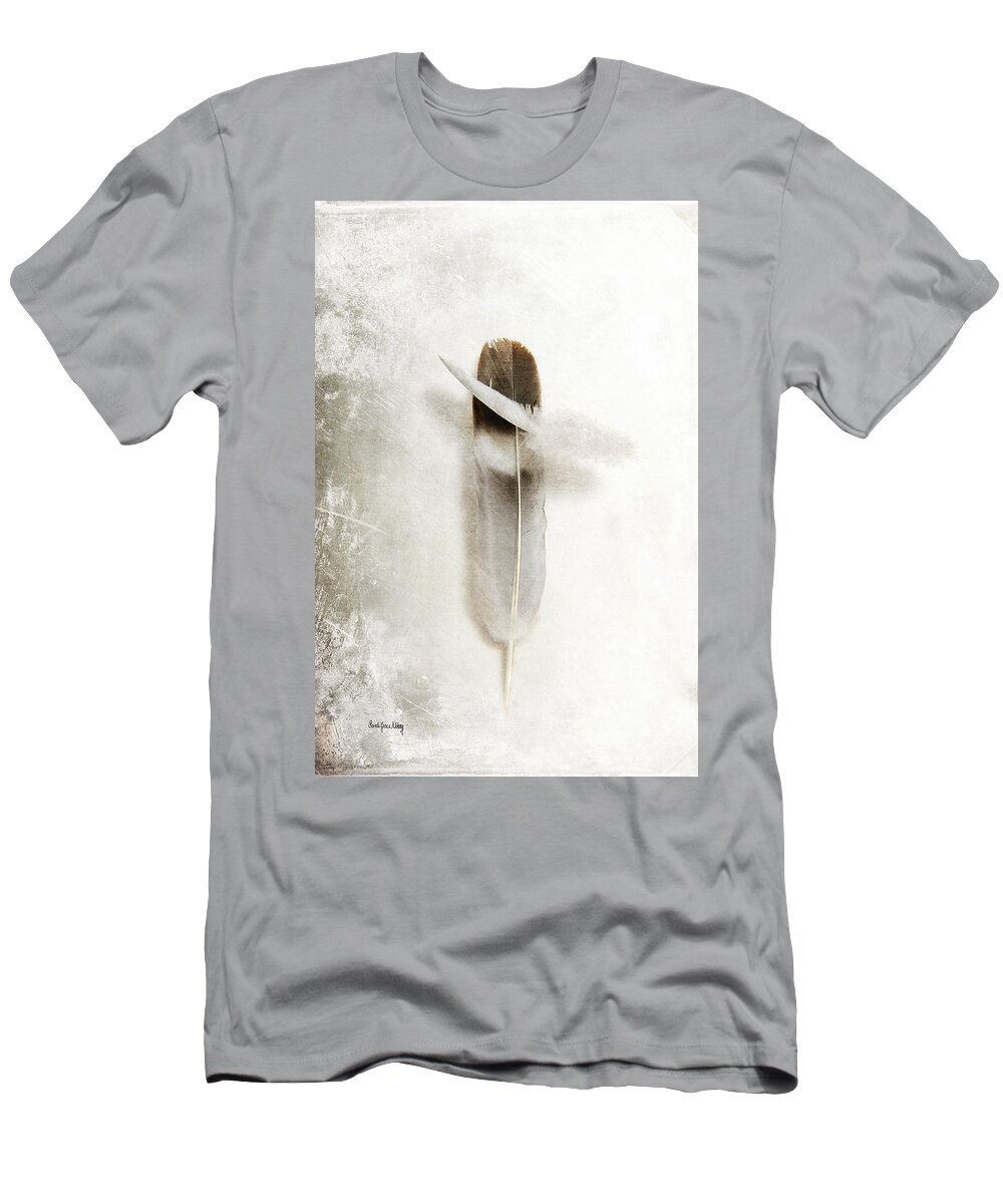 Feathers T-Shirt featuring the photograph Flying Feathers by Randi Grace Nilsberg