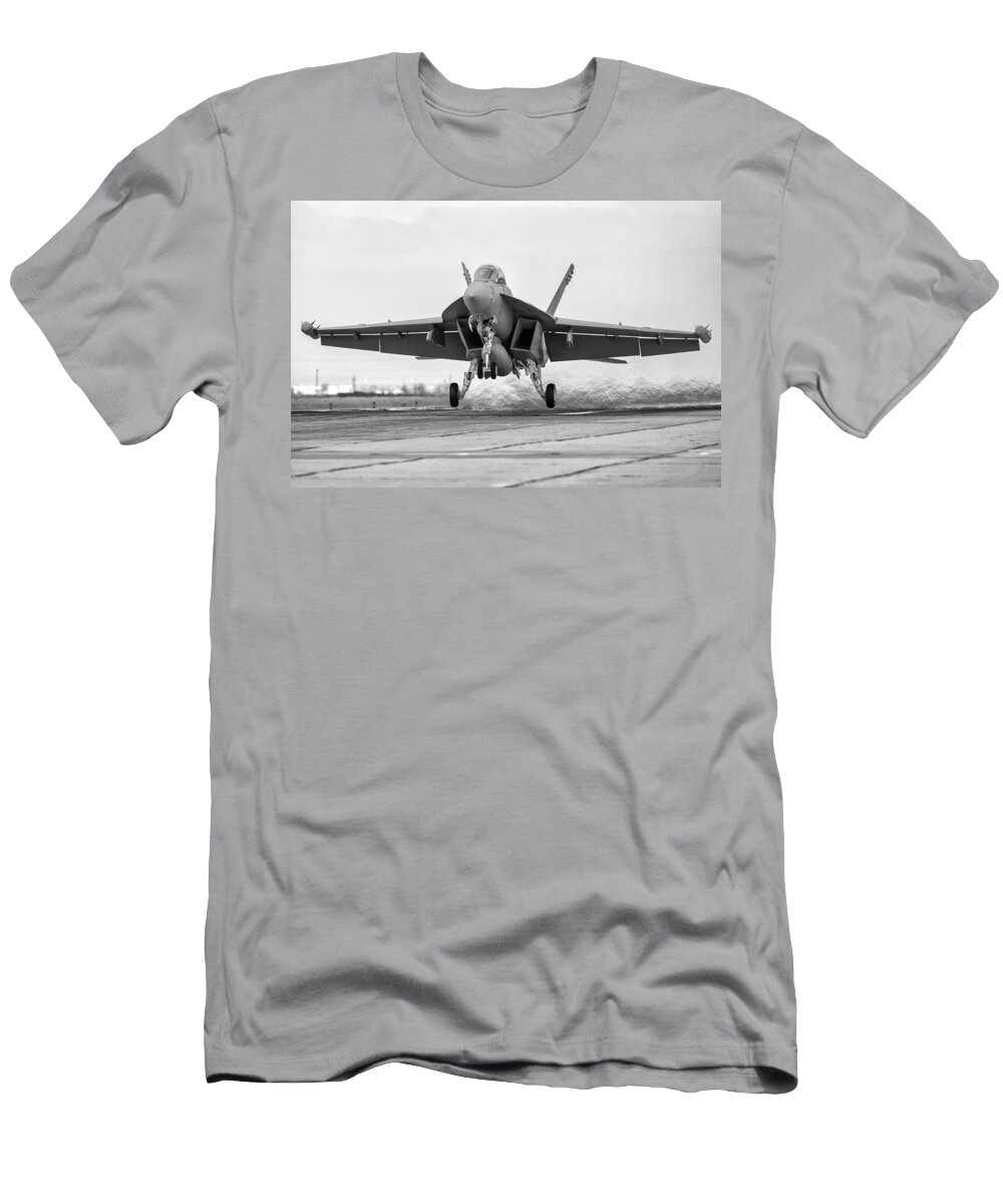Boeing T-Shirt featuring the photograph Follow The Bouncing Growler by Jay Beckman
