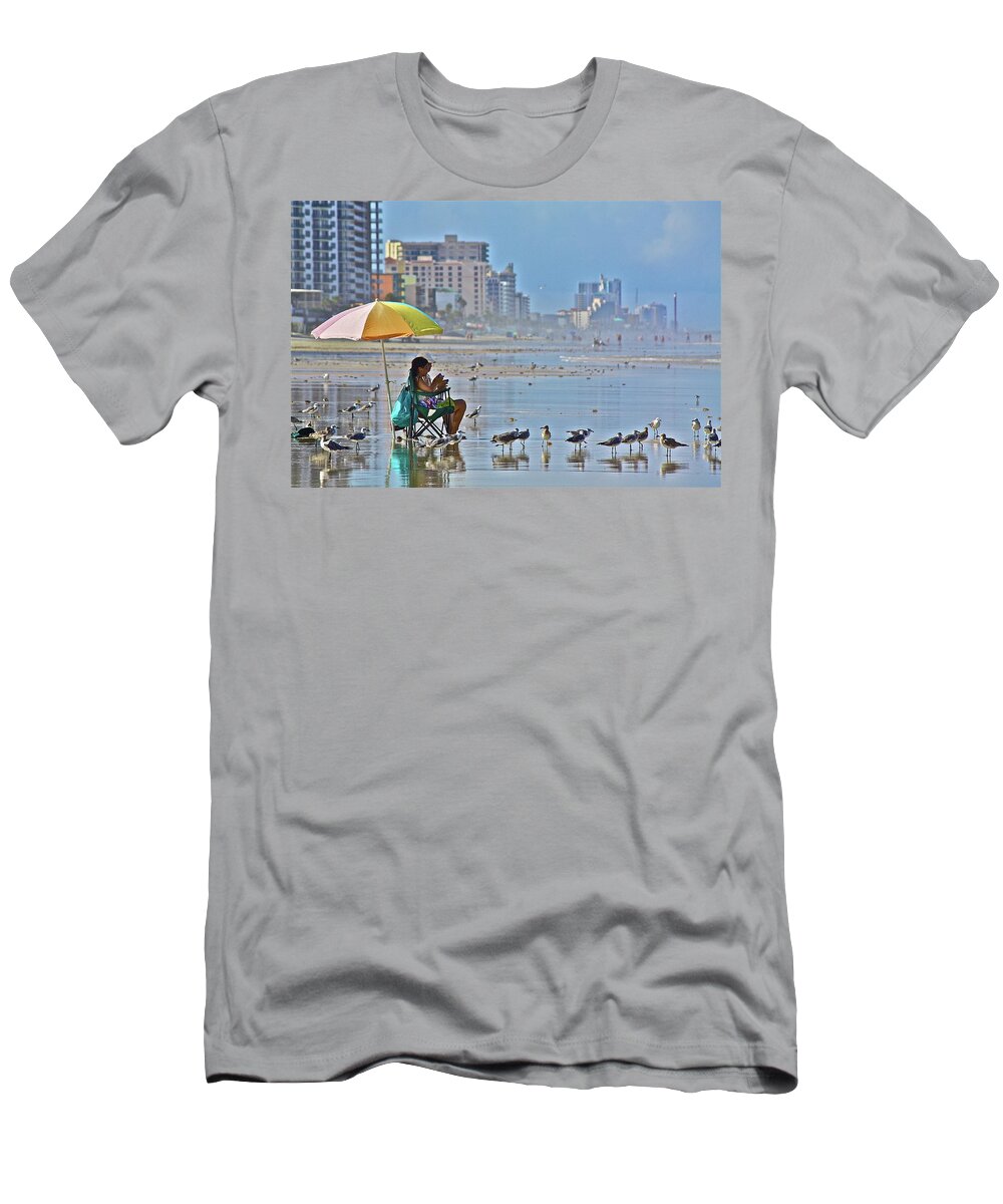 Birds T-Shirt featuring the photograph For The Birds by Diana Hatcher