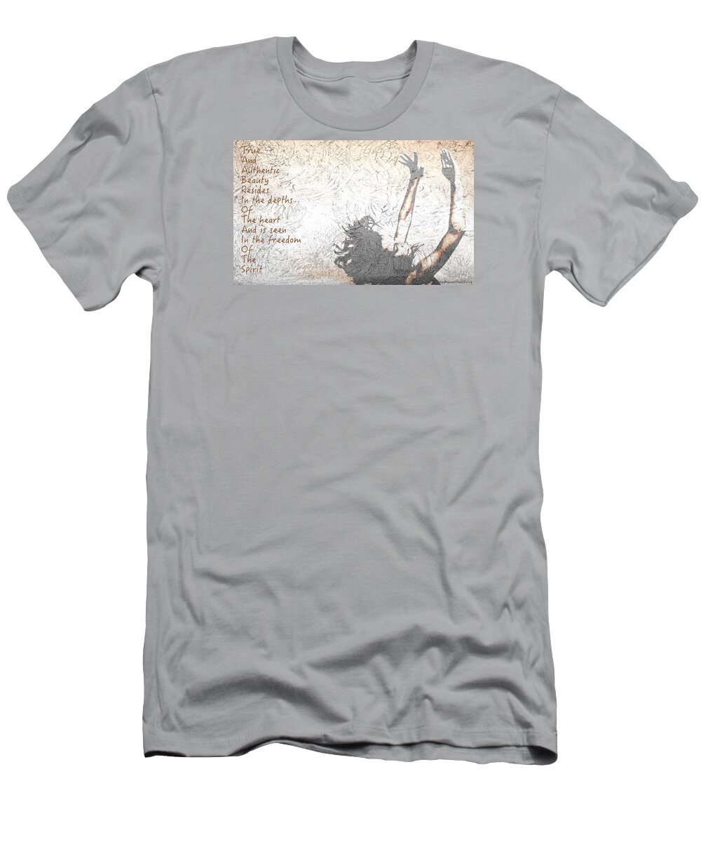 Acrylic T-Shirt featuring the painting Free Spirit by Theresa Marie Johnson