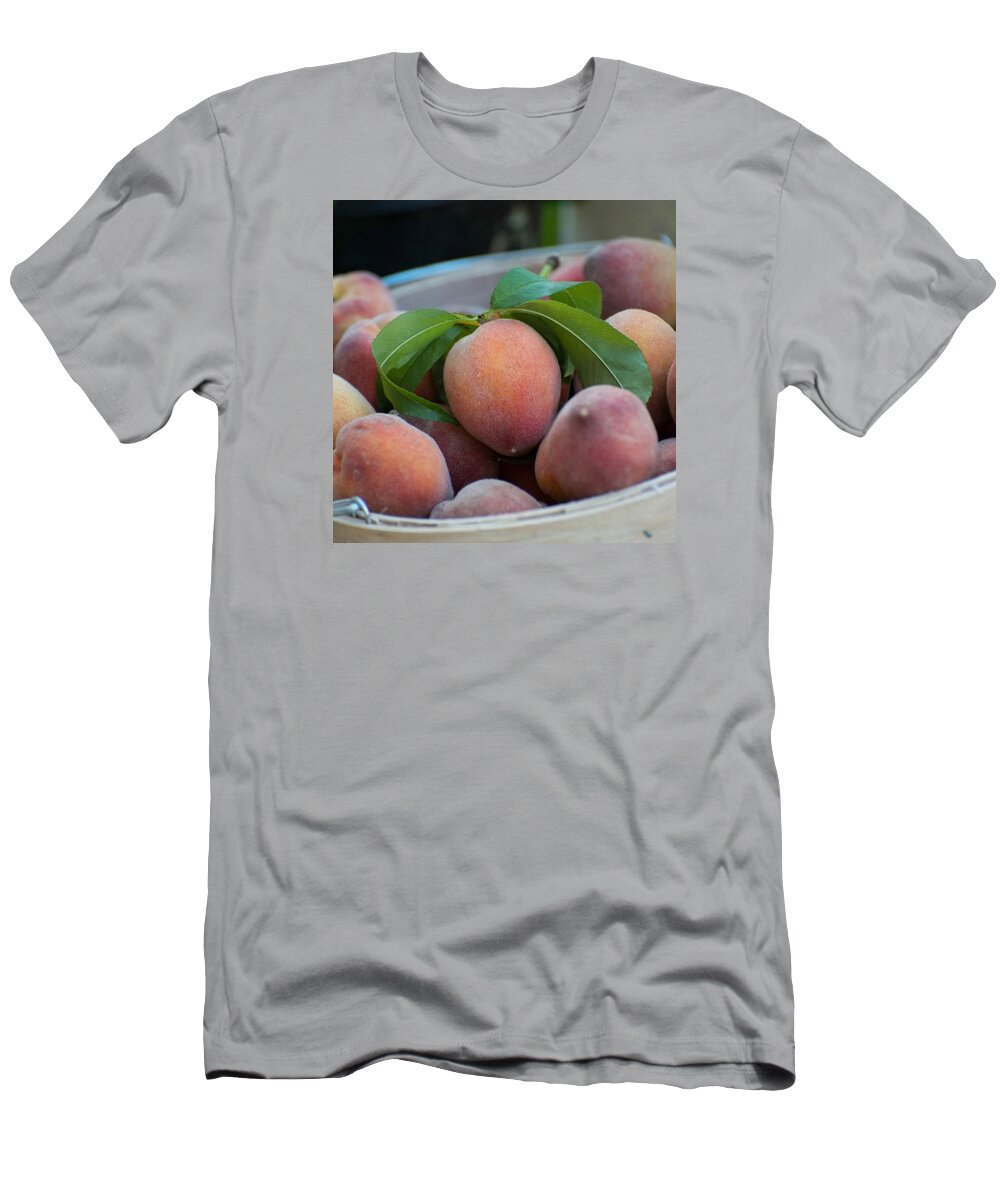 Arizona T-Shirt featuring the photograph Fresh Peaches by Michael Moriarty