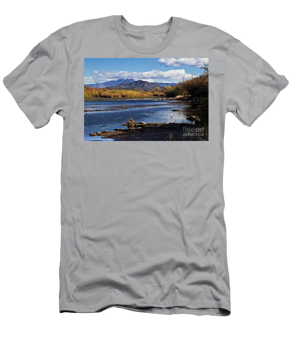 Arizona T-Shirt featuring the photograph From the Salt by Kathy McClure