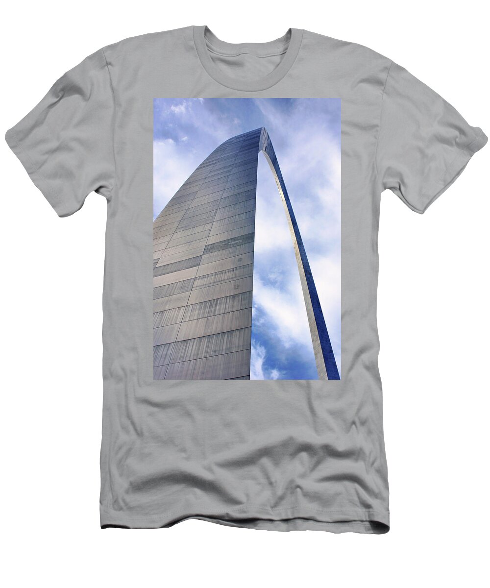 Gateway Arch T-Shirt featuring the photograph Gateway Arch - Grace - Saint Louis by Nikolyn McDonald