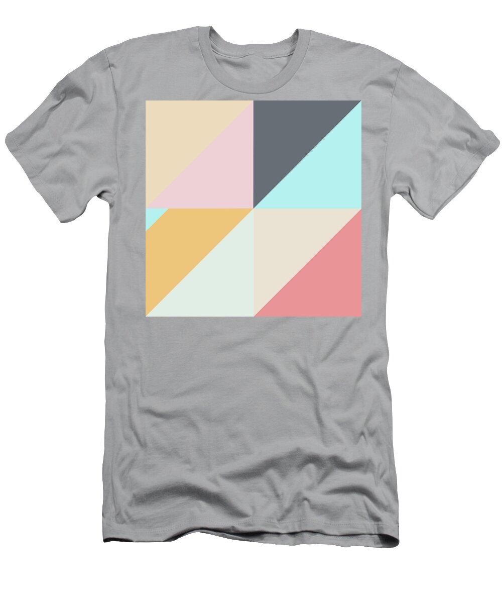  T-Shirt featuring the digital art Geometric Pattern I by Ultra Pop