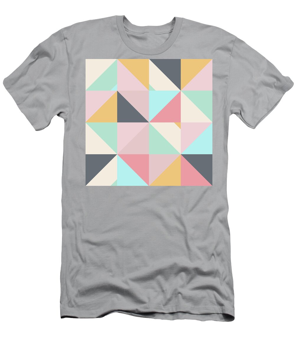  T-Shirt featuring the digital art Geometric Pattern XV by Ultra Pop