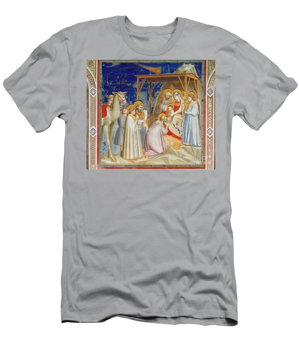 1305 T-Shirt featuring the photograph Giotto: Adoration by Granger