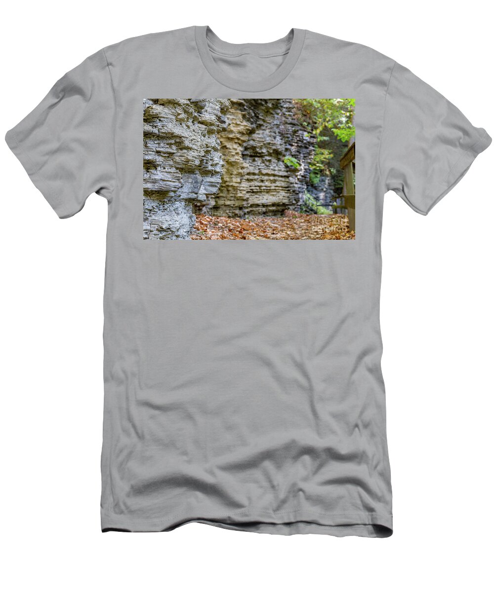 Carving T-Shirt featuring the photograph Glacier Carving by William Norton