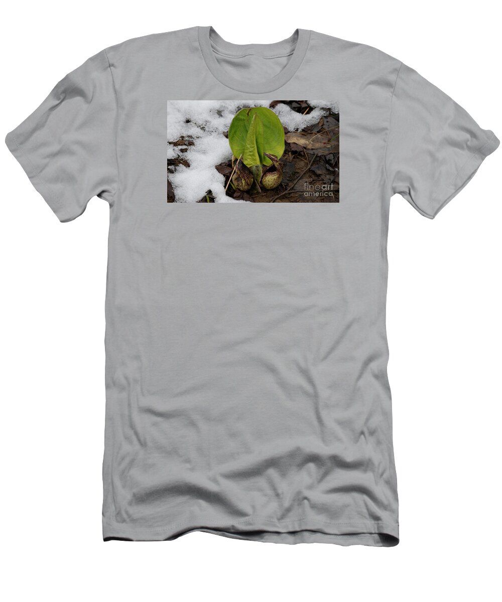 Randolph County T-Shirt featuring the photograph Goodbye Winter by Randy Bodkins