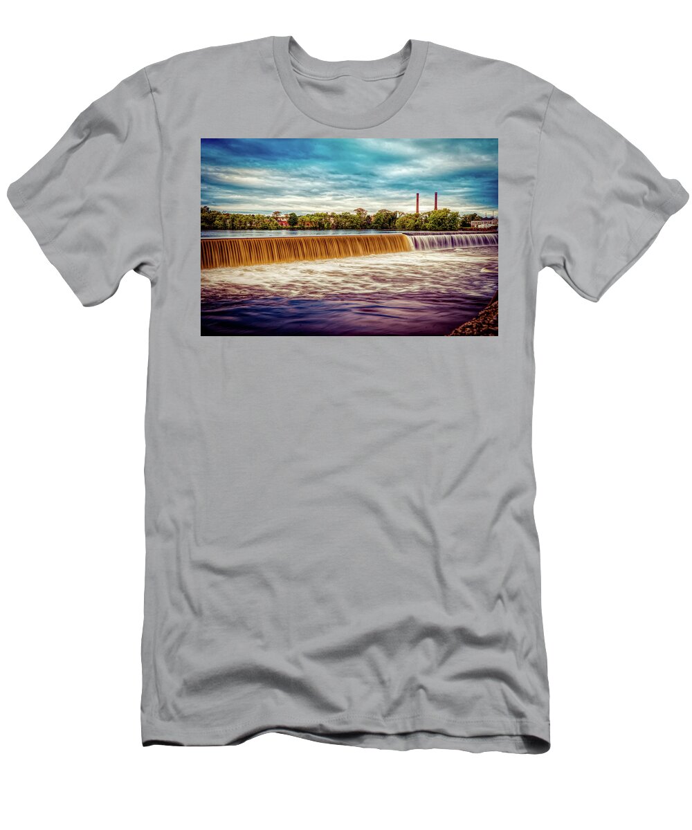 Great Stone Dam T-Shirt featuring the photograph Great Stone Dam by Lilia S