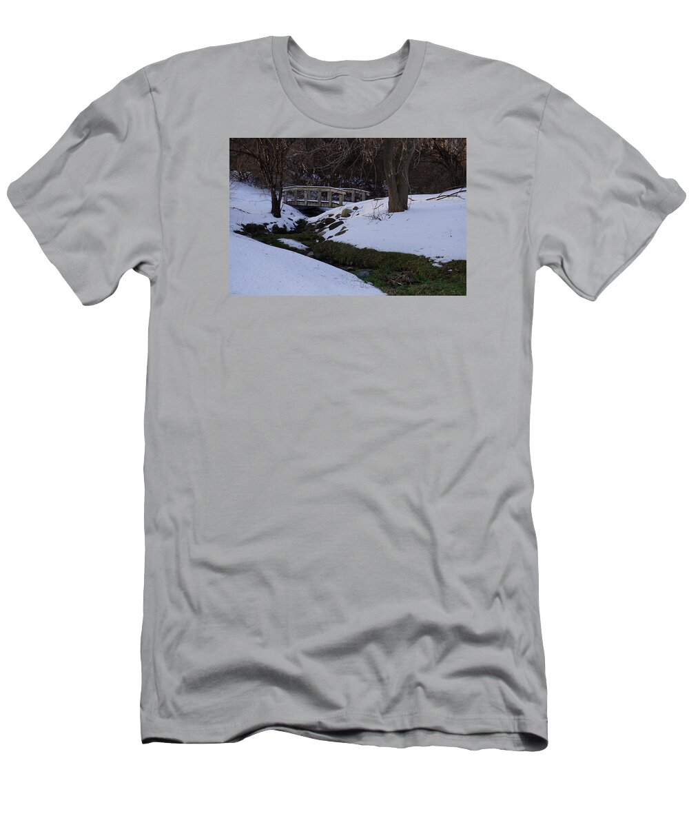 Snow T-Shirt featuring the photograph Green Creek by Brooke Bowdren