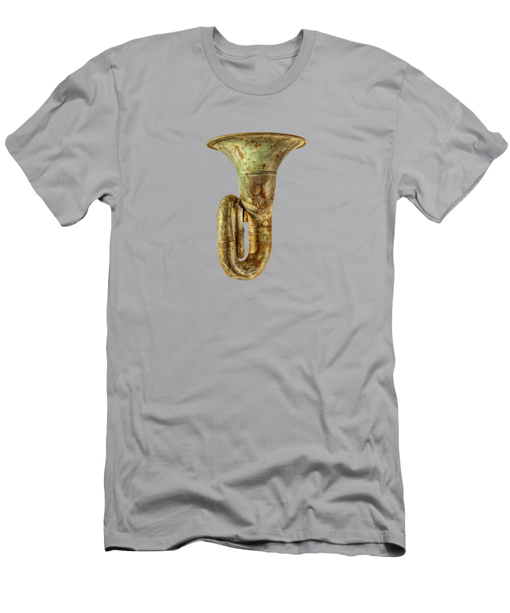 Antique T-Shirt featuring the photograph Green Horn Up by YoPedro