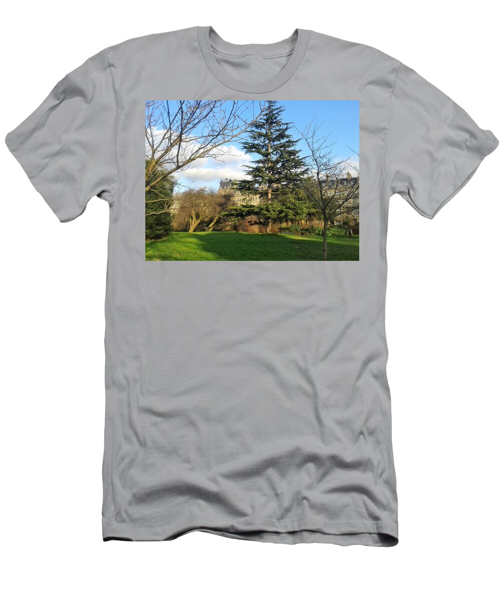 Tree.  London T-Shirt featuring the photograph Green Tree in London by Anna Luiza Ceroy