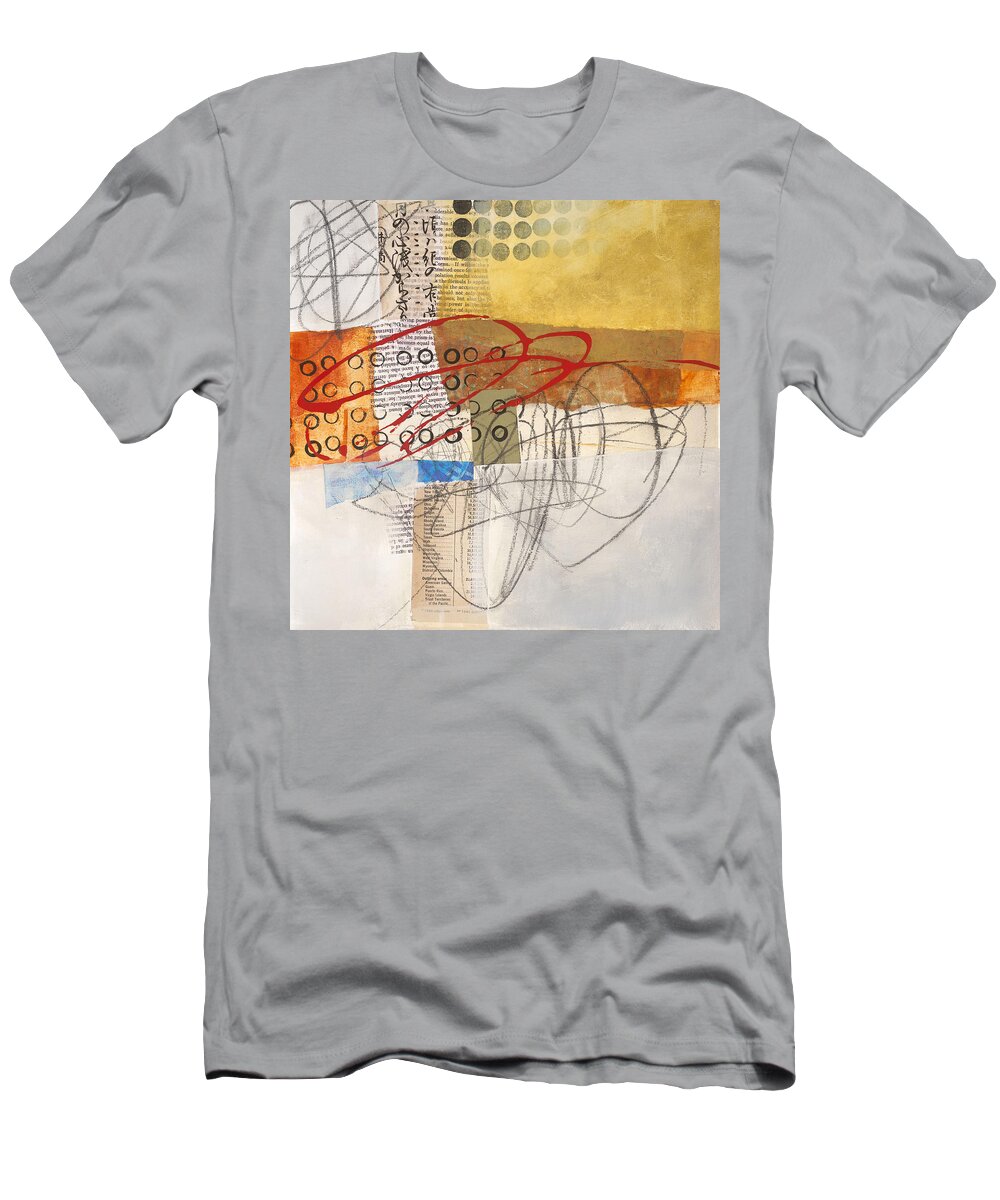 Jane Davies T-Shirt featuring the painting Grid 12 by Jane Davies