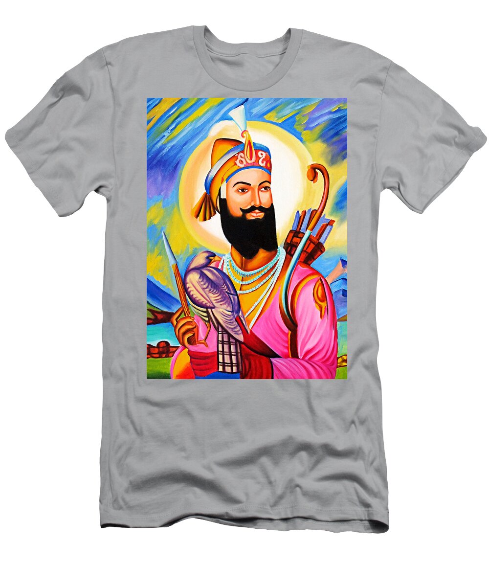 Guru T-Shirt featuring the photograph Guru Gobind Singh Sikh by Munir Alawi