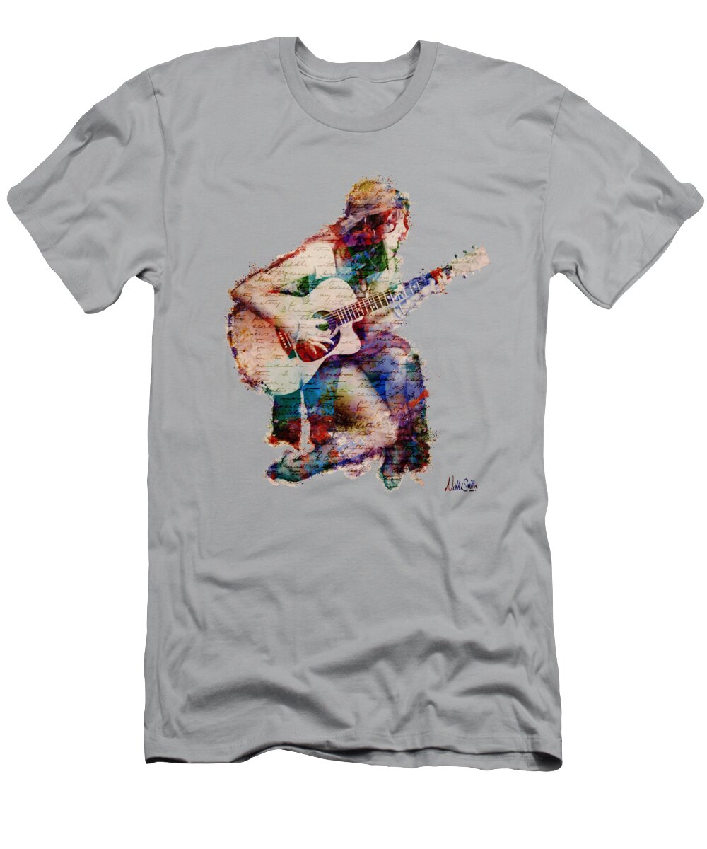Gypsy T-Shirt featuring the digital art Gypsy Serenade by Nikki Smith