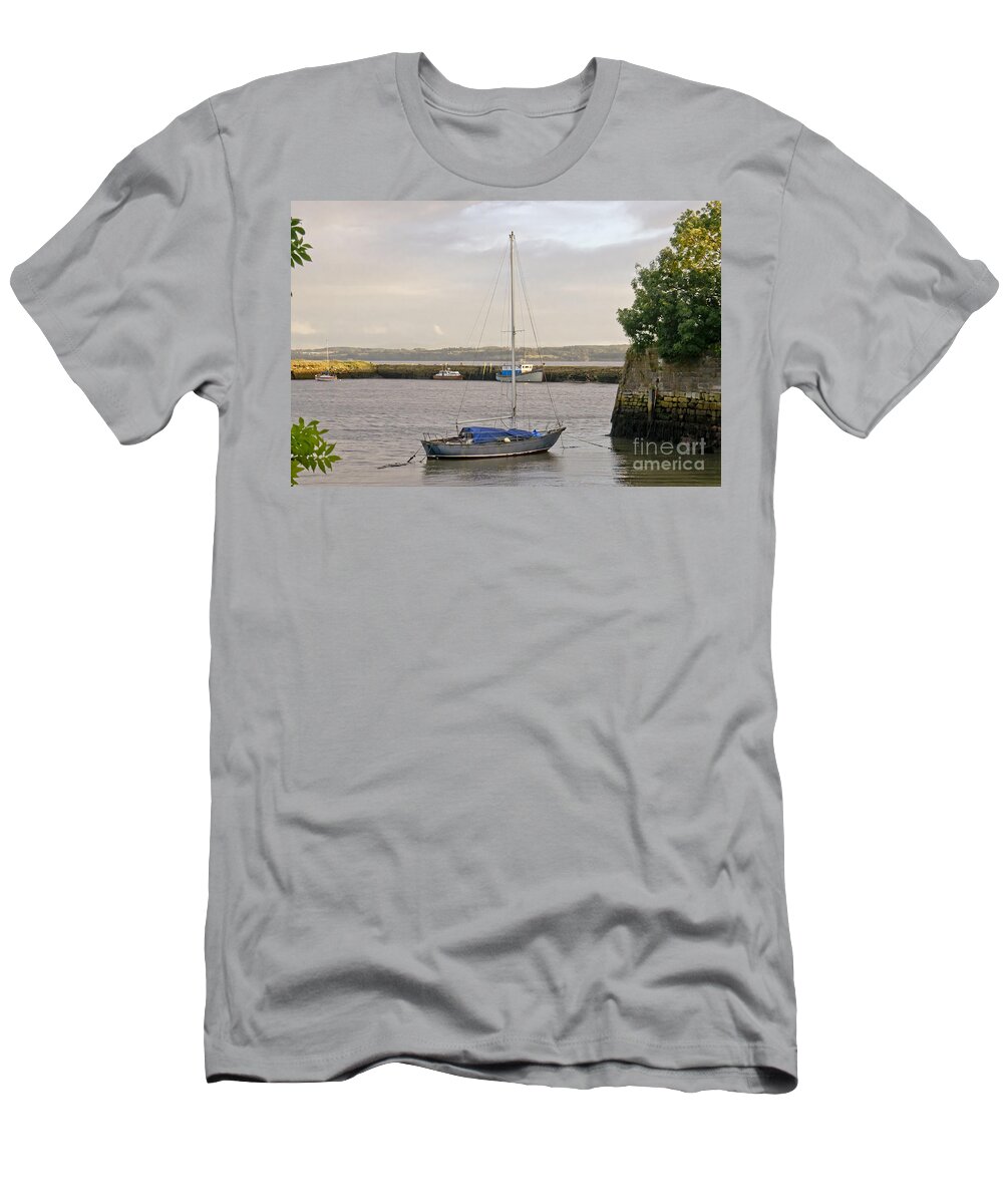 Haven T-Shirt featuring the photograph Haven. Smooth water. by Elena Perelman