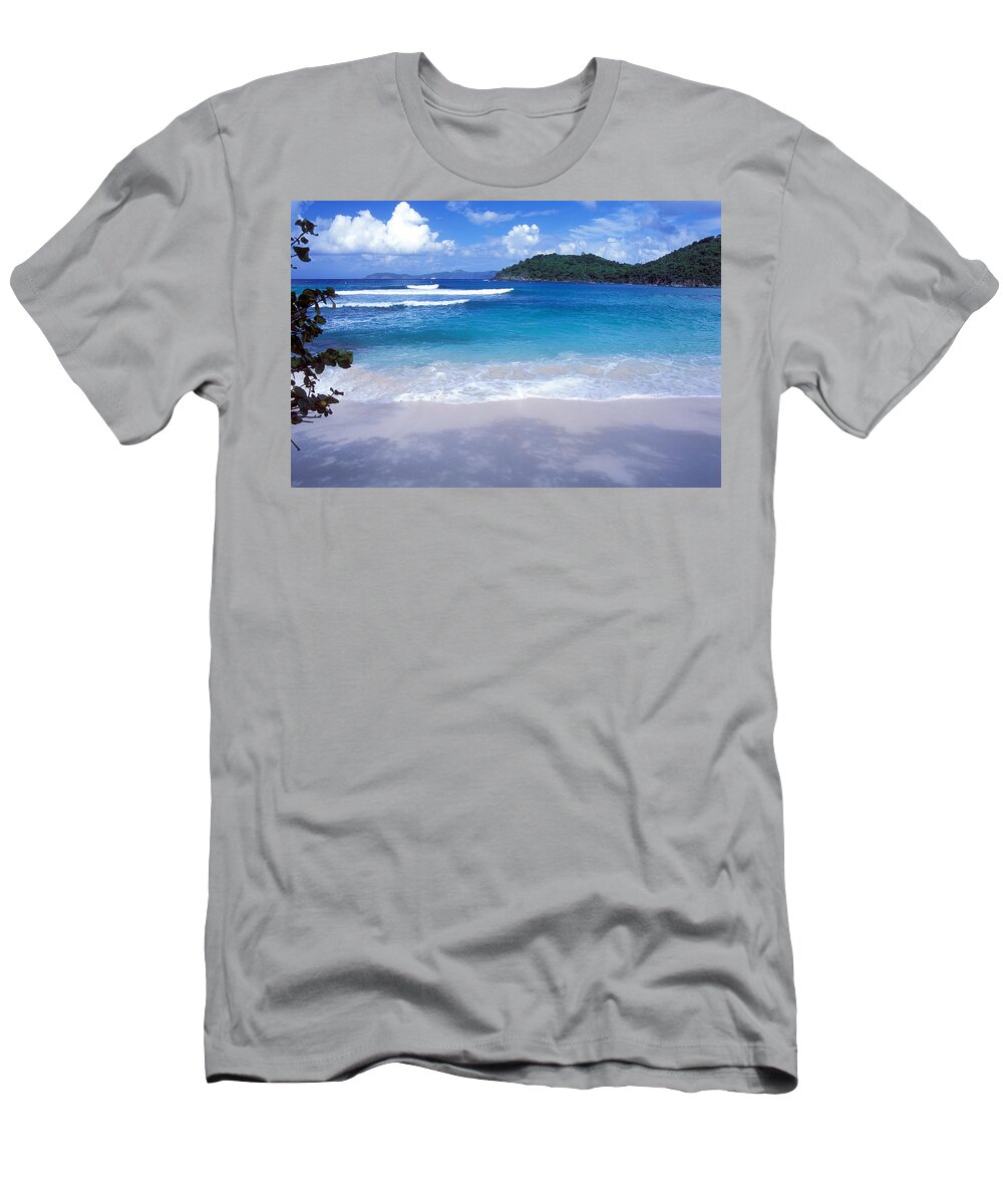 Hawksnest Bay T-Shirt featuring the photograph Hawksnest Bay 6 by Pauline Walsh Jacobson