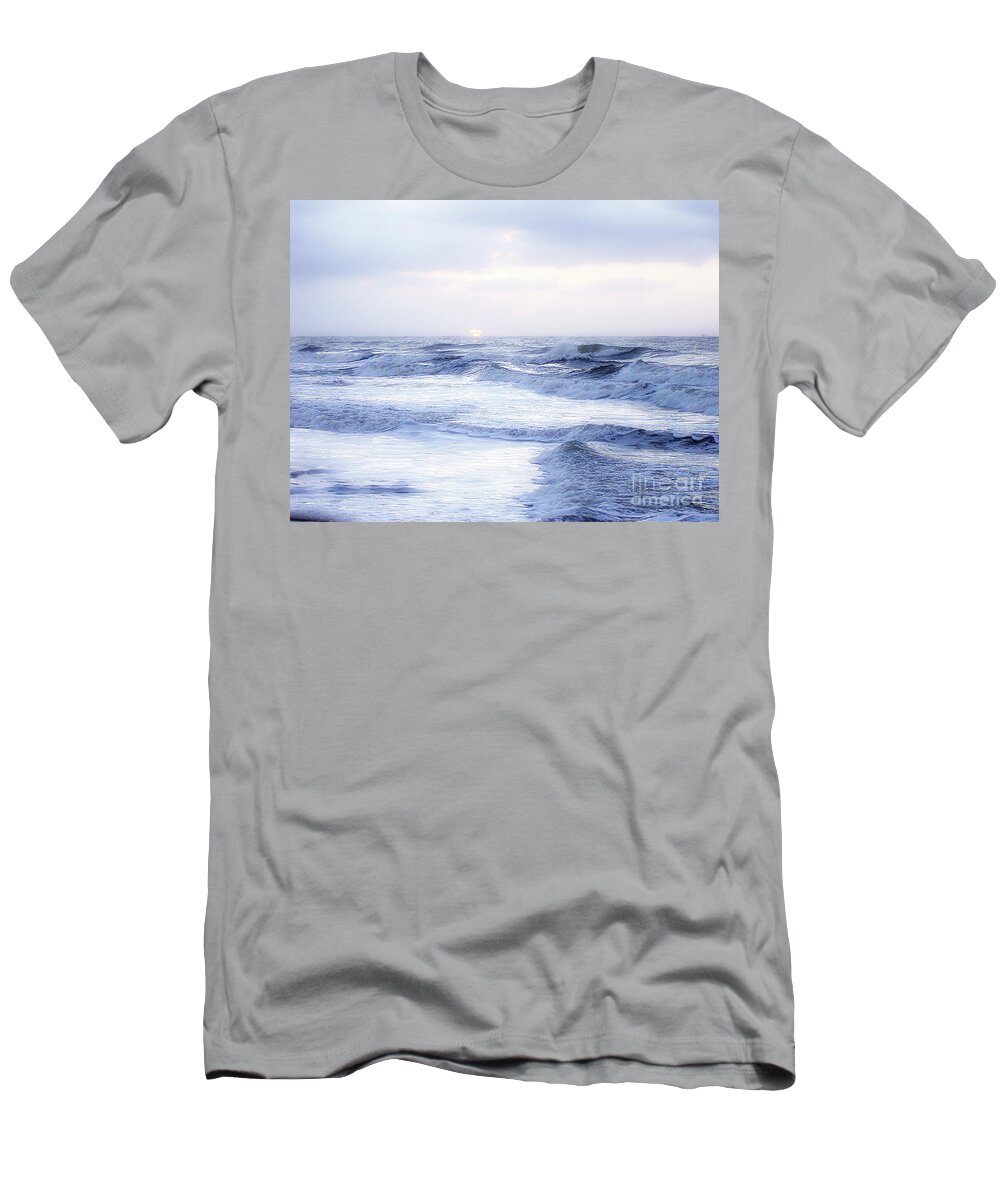 Photography T-Shirt featuring the photograph Hazy Morning Sunrise by Phil Perkins