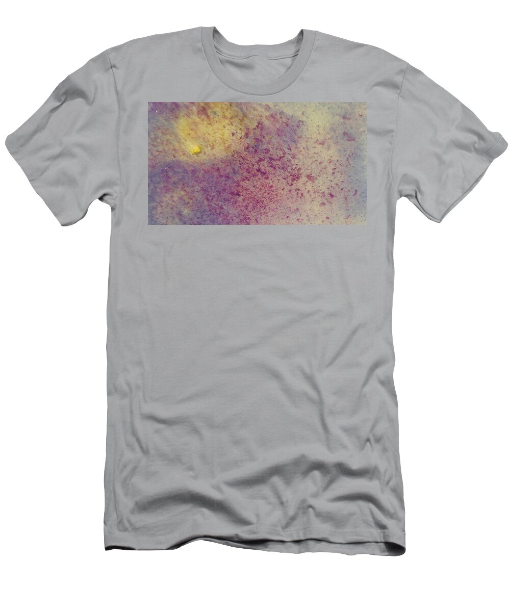 Abstract T-Shirt featuring the painting Healing Showers by C Maria Wall