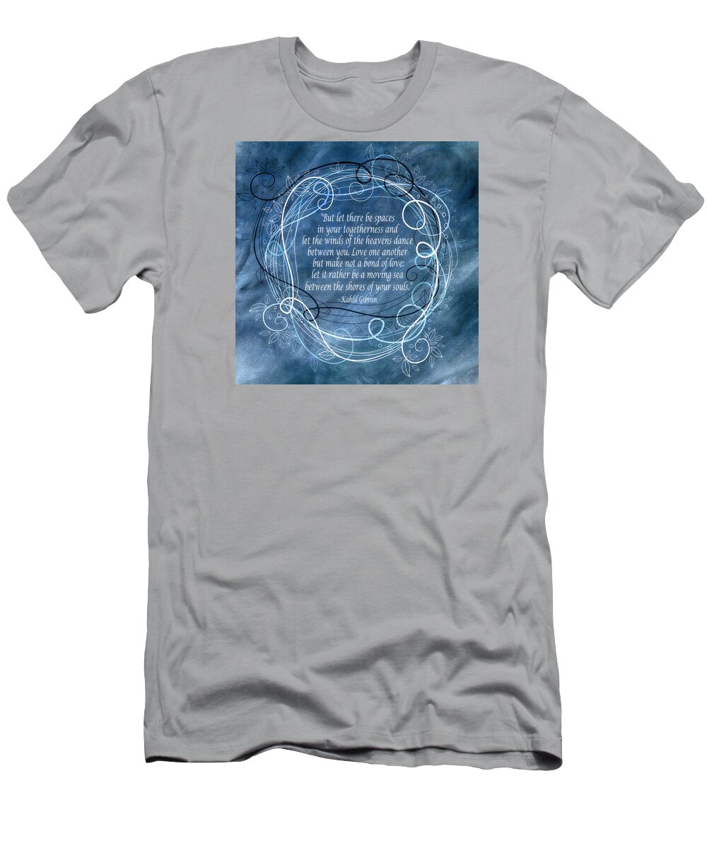 Togetherness T-Shirt featuring the digital art Heavens Dance by Angelina Tamez